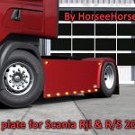 Sideskirts Plate for All Scania RJL et R/S 2009 by SCS 1.37.x