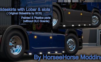 Sideskirts with Lobar for Scania NTG 1.36.x