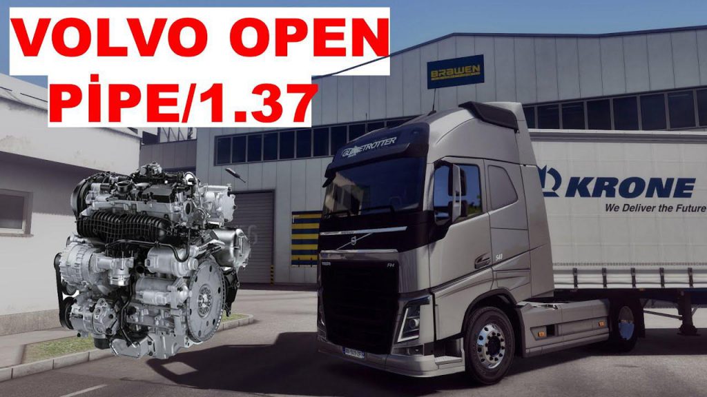 Volvo Fh16 Open Pipe Engine Sounds 1.37.x