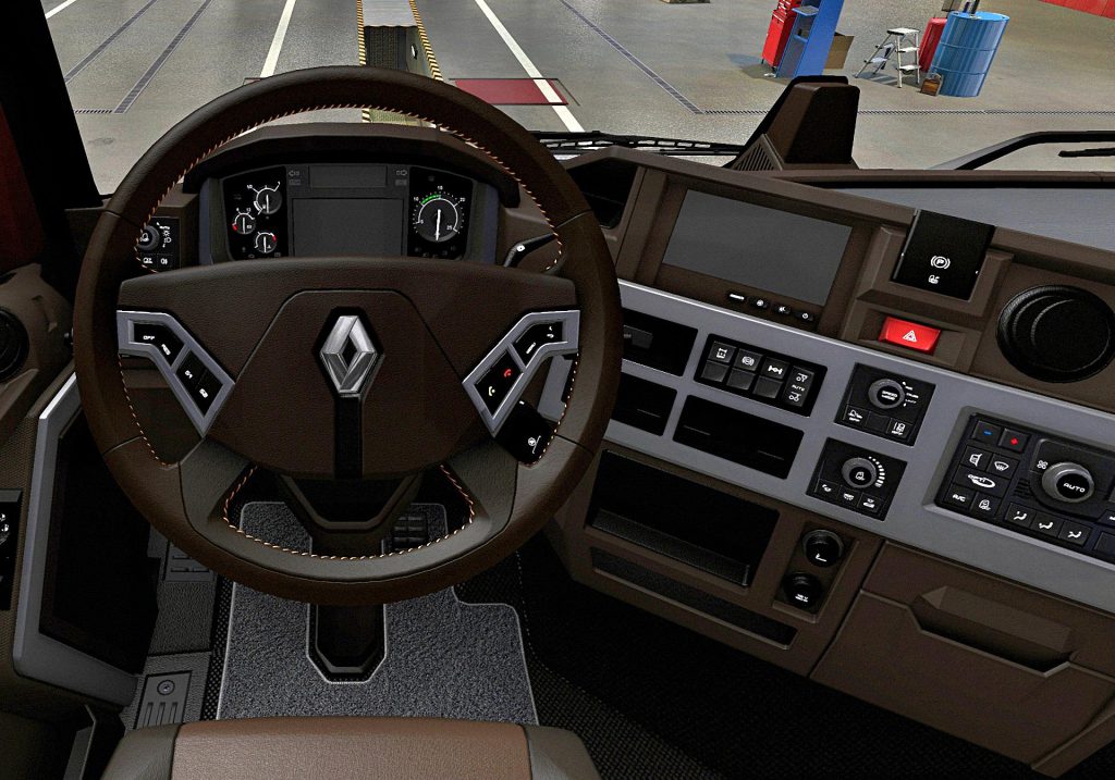 Brown interior for Renault Range T v1.0