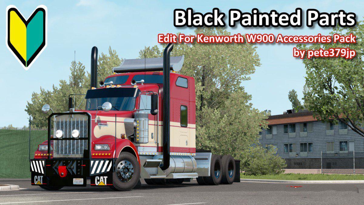 BLACK PAINTED PARTS ACCESSORIES PACK V1.0