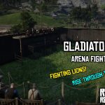 Gladiator Arena With Bleacher