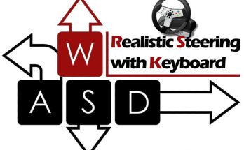 REALISTIC STEERING WITH KEYBOARD - V3.0