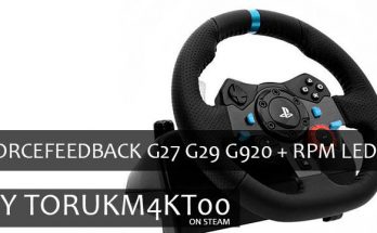 ForceFeedBack G27 G29 G920 + RPM Leds 1.37