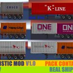 Real Shipping Mod And Real Cargo Pack v1.0