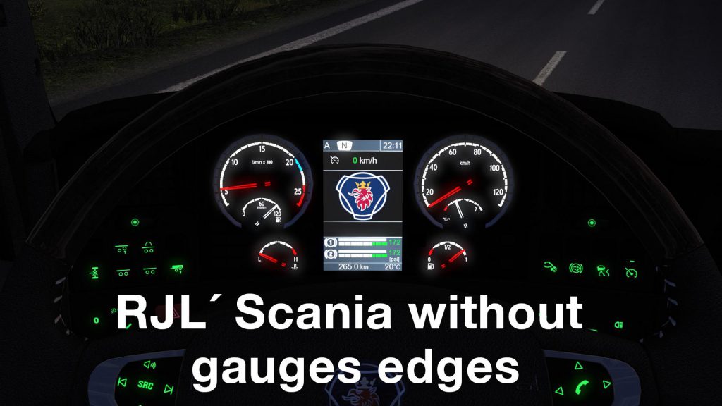 RJL Scania without gauges edges 1.37