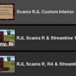 Scania RJL Custom Interior by Ripperino v1.0