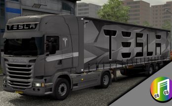 Tesla Truck & Trailer skin v1.0