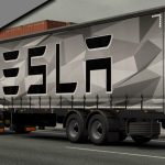 Tesla Truck & Trailer skin v1.0