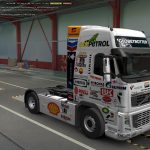 Truck Racing Skin Petrol for Volvo FH16 1.37.x