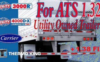 UTILITY 3000R/4000D-X OWNED TRAILER FOR ATS + 1.38 FIX