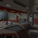 Animated side curtains for DAF 105 1.38