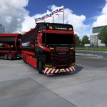 BDF Tandem Mammoet Scania skin v1.0