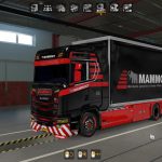 BDF Tandem Mammoet Scania skin v1.0