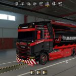 BDF Tandem Mammoet Scania skin v1.0