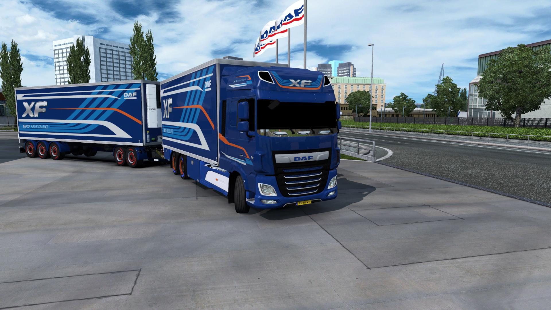 Етс 2 мод скины. Грузовики DAF евро трак 2. DAF XF 105 ETS 2. Евро Truck Simulator 2. Даф 106 етс 2 1 39.