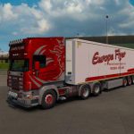 Combo skin Scania R4 & SCS trailer skin v1.0