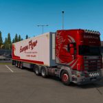 Combo skin Scania R4 & SCS trailer skin v1.0