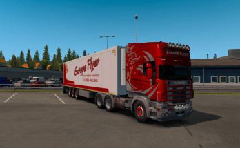 Combo skin Scania R4 & SCS trailer skin v1.0