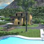 House in Italy with garage, refuel, parking and service