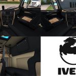 Iveco Hiway Black - Beige Interior v1.0