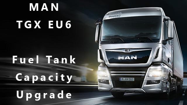 MAN TGX Euro 6 Fuel Capacity Upgrade v1.0