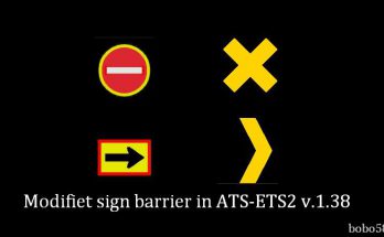 Modifiet sign barrier 1.38