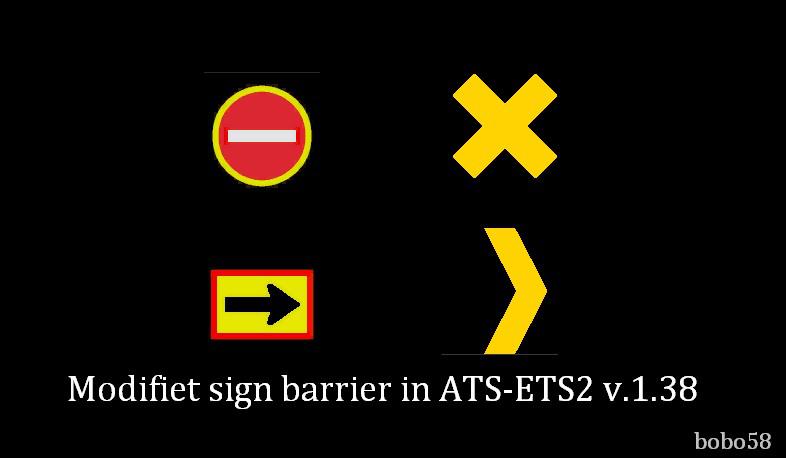 Modifiet sign barrier 1.38