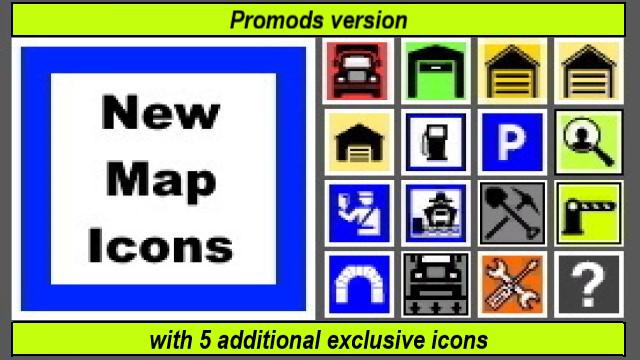 New Map Icons - Promods version 1.37
