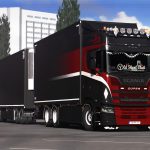 Paintable old school skin for Scania Tandem v1.0