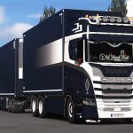 Paintable old school skin for Scania Tandem v1.0