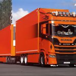 Paintable old school skin for Scania Tandem v1.0