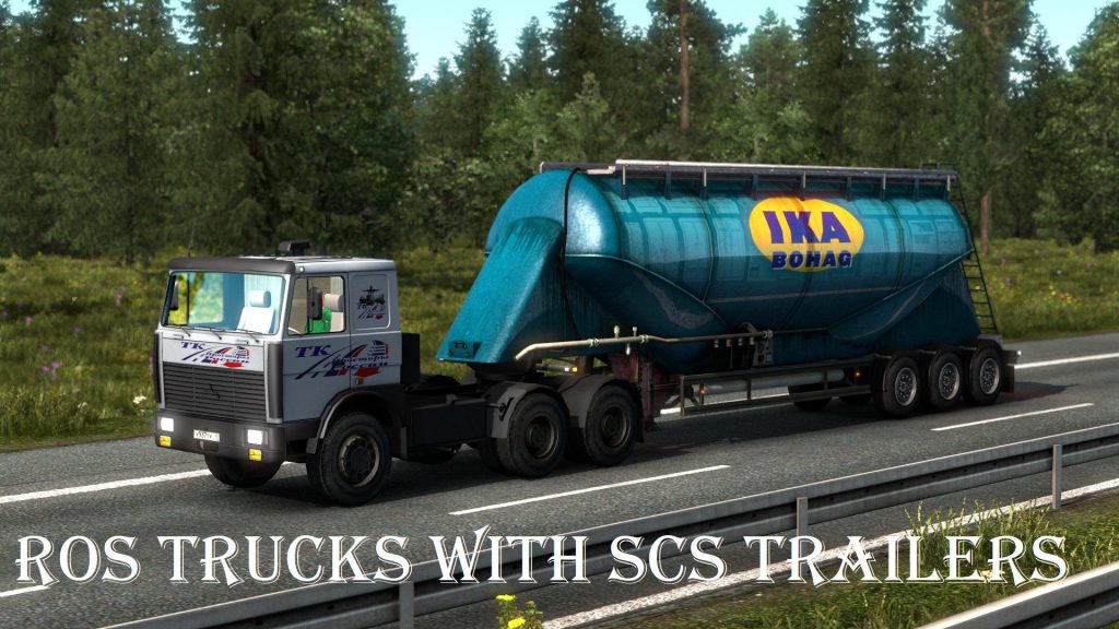 ROS Trucks with SCS Trailers 1.38