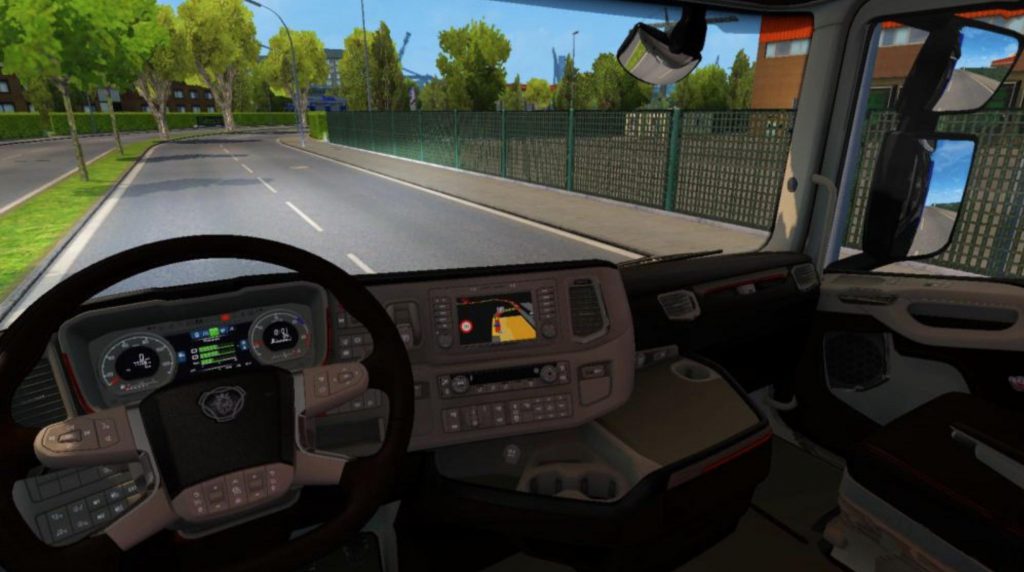 Scania Nextgen Brown Interior v1.0