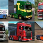 Skinpack for Scania NG (UK companies) v1.0