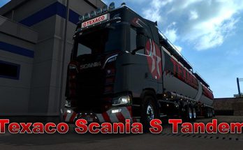 Texaco Scania S Tandem skin v1.0