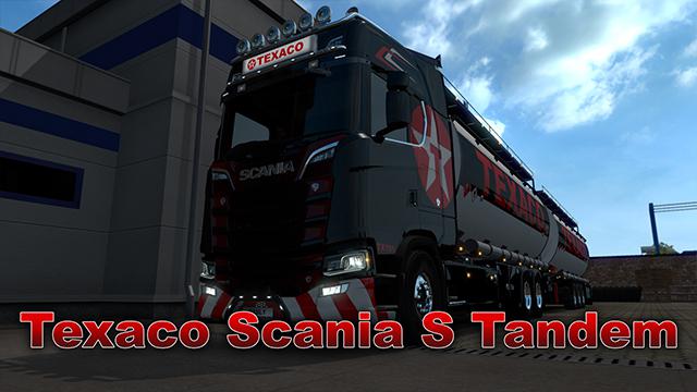 Texaco Scania S Tandem skin v1.0