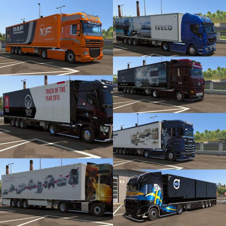 Trailer Pack for SCS Trailer v 1.0 - Allmods.net