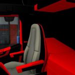 VolvoFH16 2012 Black - Red interior v1.0 1.37 - 1.38