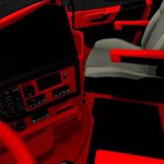 VolvoFH16 2012 Black - Red interior v1.0 1.37 - 1.38