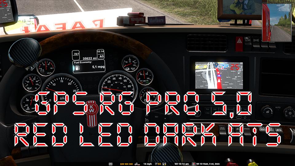 GPS RG PRO RED LED DARK ATS V5.0