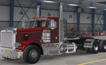 Peterbilt 389 Long chassis Day cab 625 W900 Cat Engine v1.0