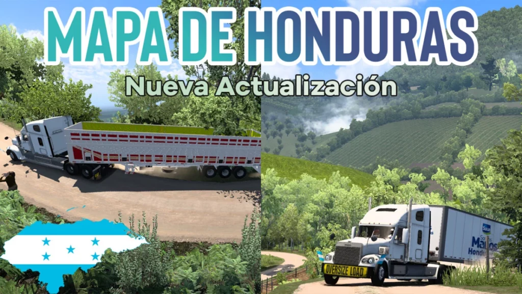 WESTERN HONDURAS MAP (OCCIDENTE DE HONDURAS) V6.2 FOR ATS 1.46