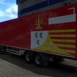 Belgian Province Flags Trailer Paint Job Pack v0.1