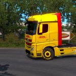 DHL Paintjob (Mercedes Actros 2014) v1.0