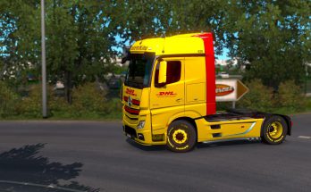 DHL Paintjob (Mercedes Actros 2014) v1.0