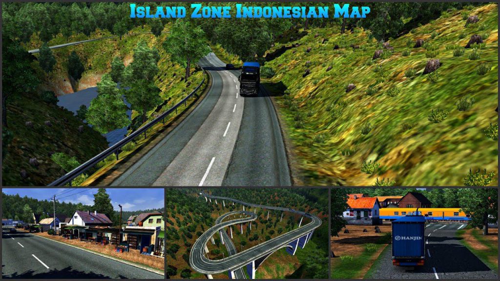 Island Zone Indonesian Map For ETS2 1.30 to 1.38