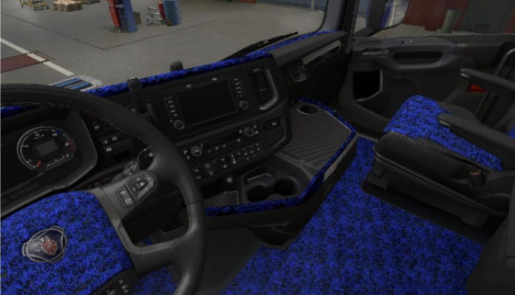 Scania NextGen S & R Blue Pluche Interior v1.0