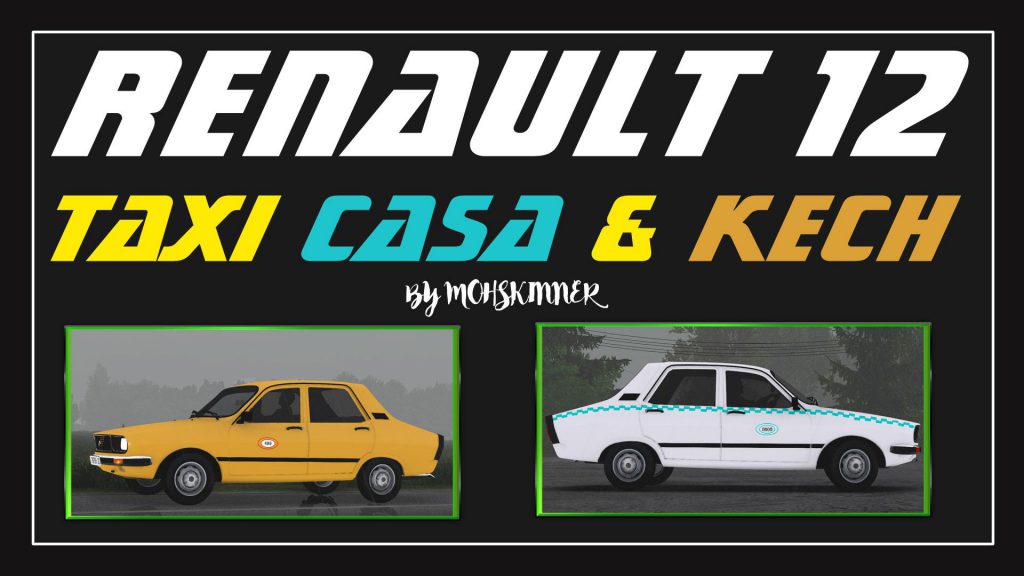 Renault 12 - Taxi Casa & Kech v0.2