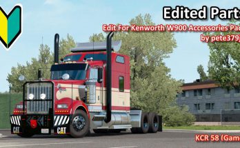 EDIT FOR KENWORTH W900 ACCESSORIES PACK V1.2